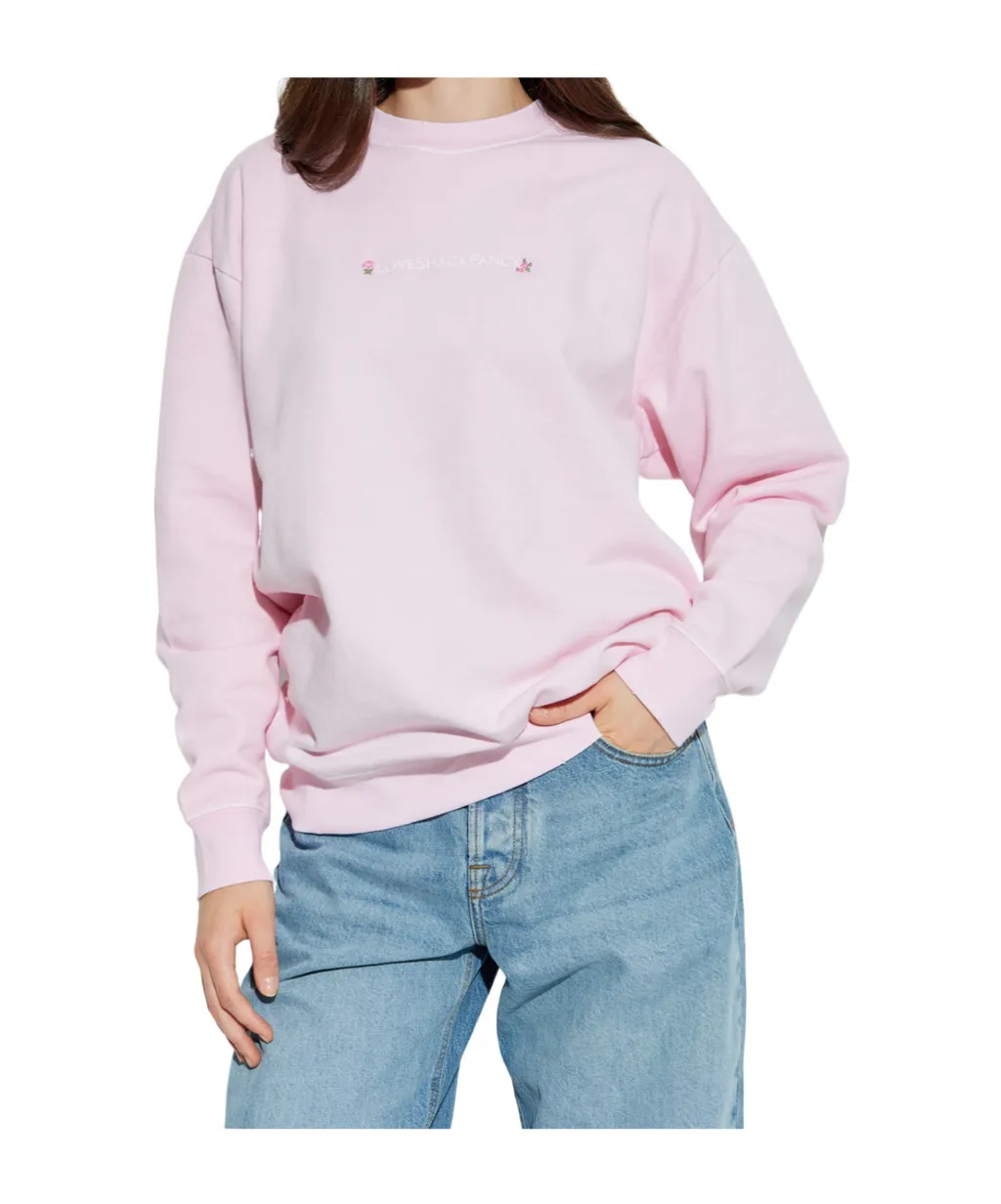 Loveshackfancy Palo Embroidered Sweatshirt