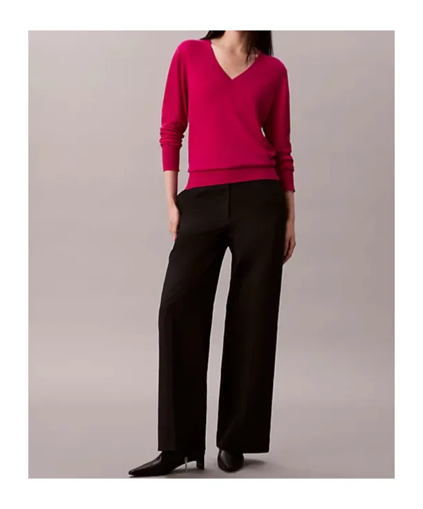 Calvin Klein V-Neck Wool Knitwear