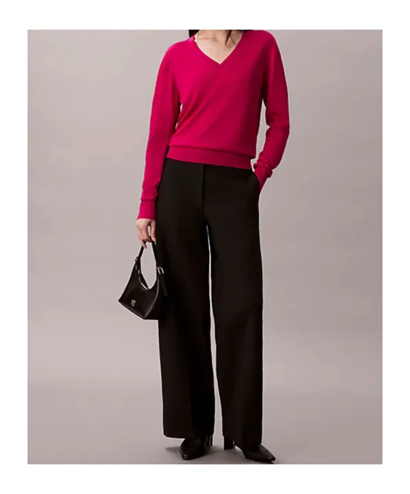 Calvin Klein V-Neck Wool Knitwear