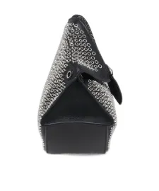 Alexander Mcqueen Manta Eyelet Detailed Clutch Bag