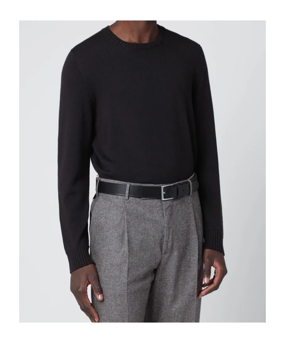 Long-Sleeves Crew-Neck Sweater