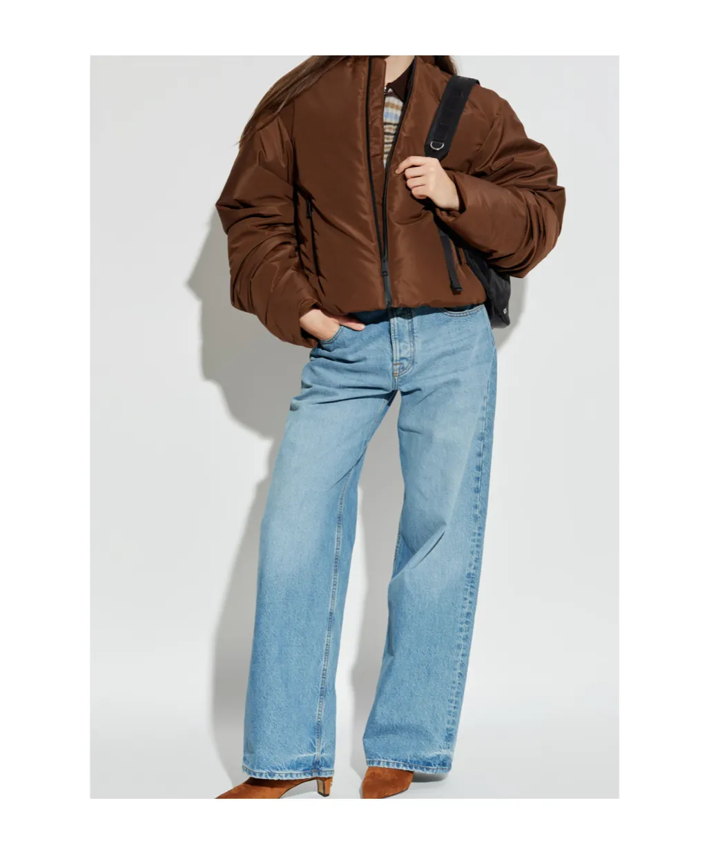 Khrisjoy Ruched-Sleeve Insulated Jacket