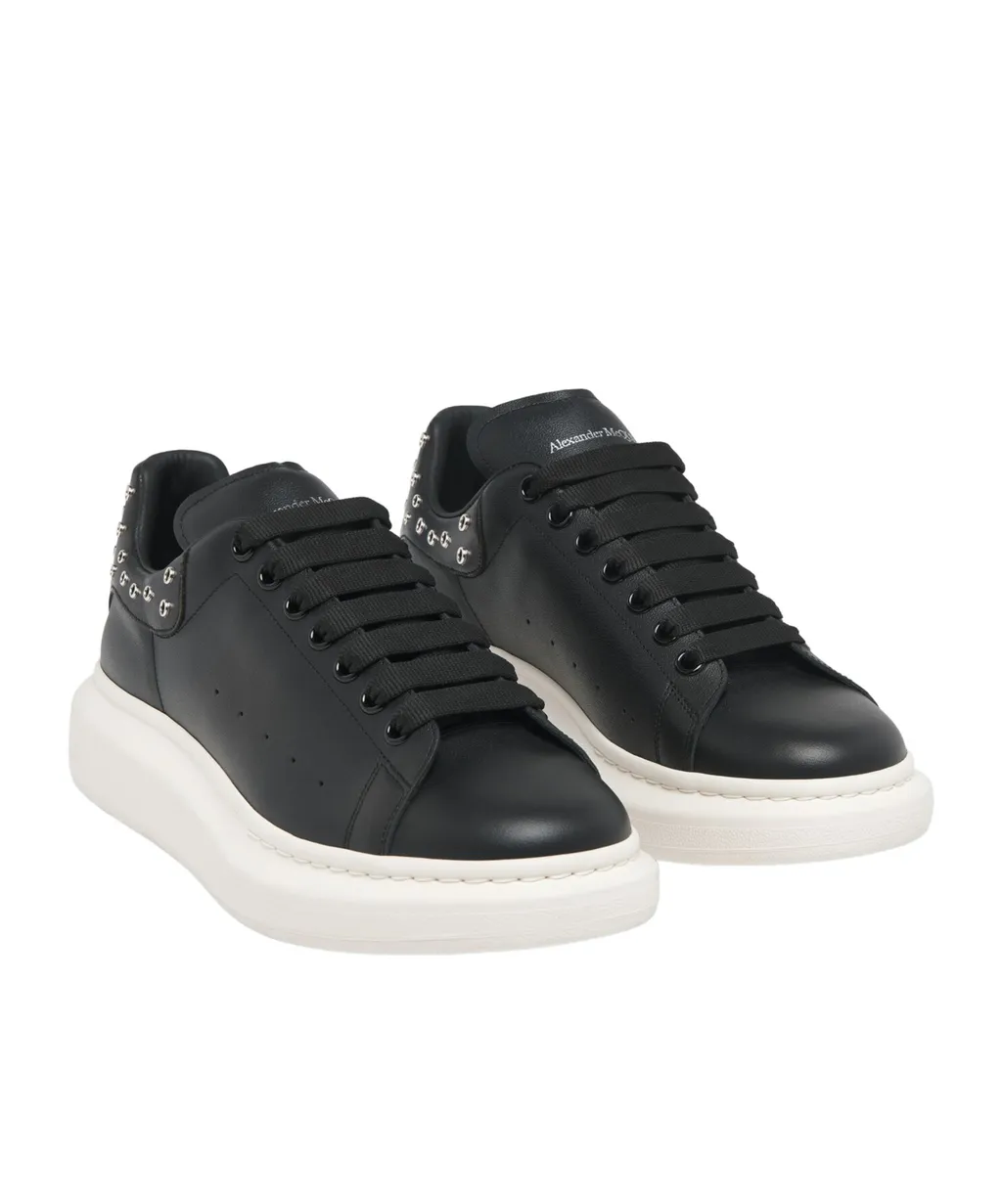Oversized Eyelet-Detail Sneakers