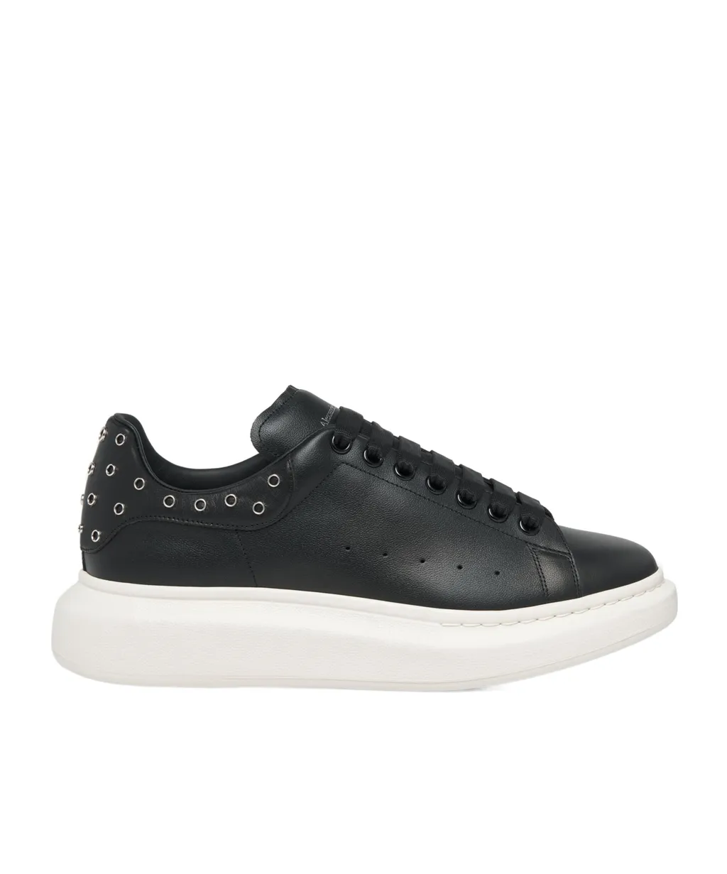 Oversized Eyelet-Detail Sneakers