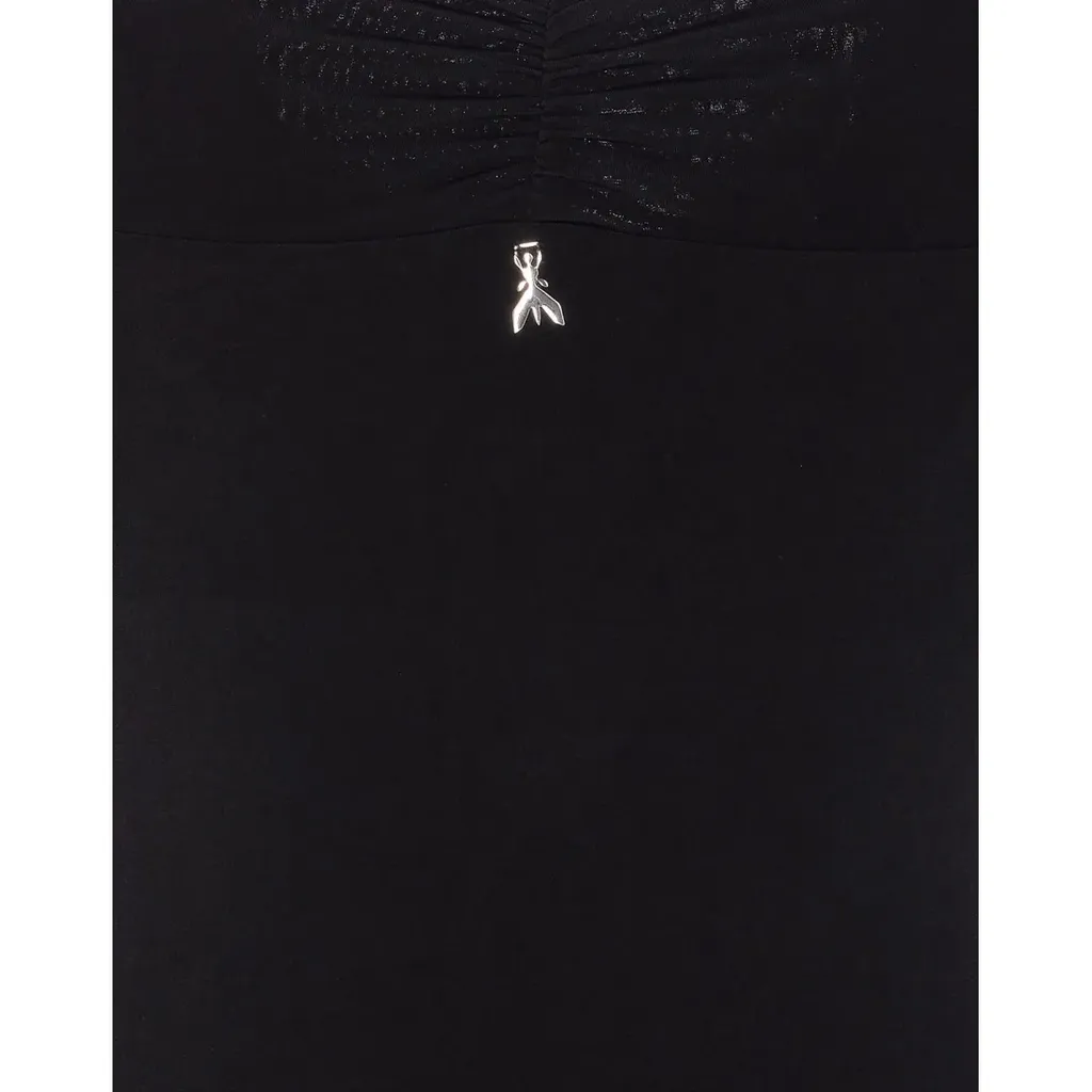 Patrizia Pepe Plaque Logo Mini Dress