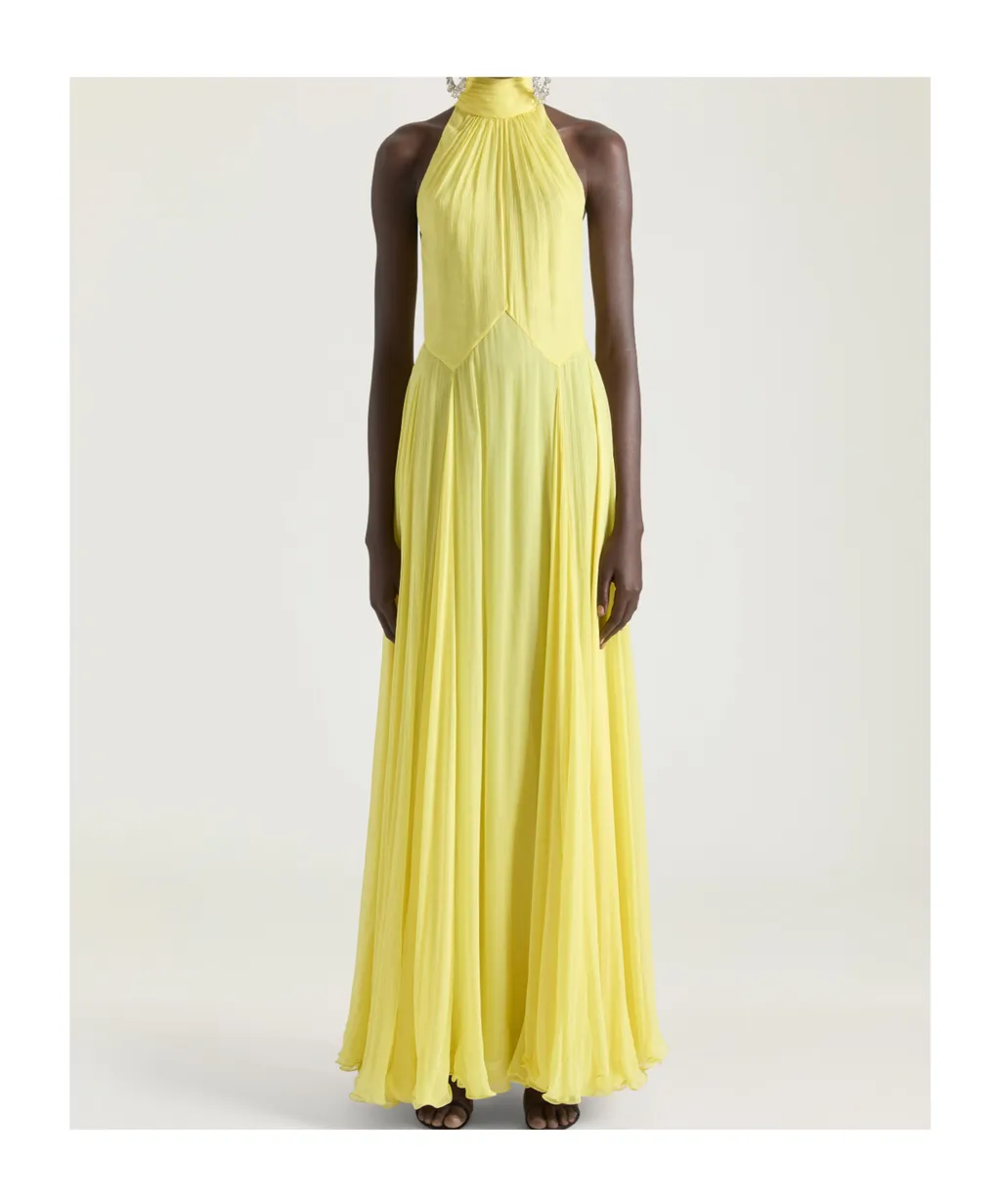 Givenchy Bow-Detailed Halterneck Evening Dress