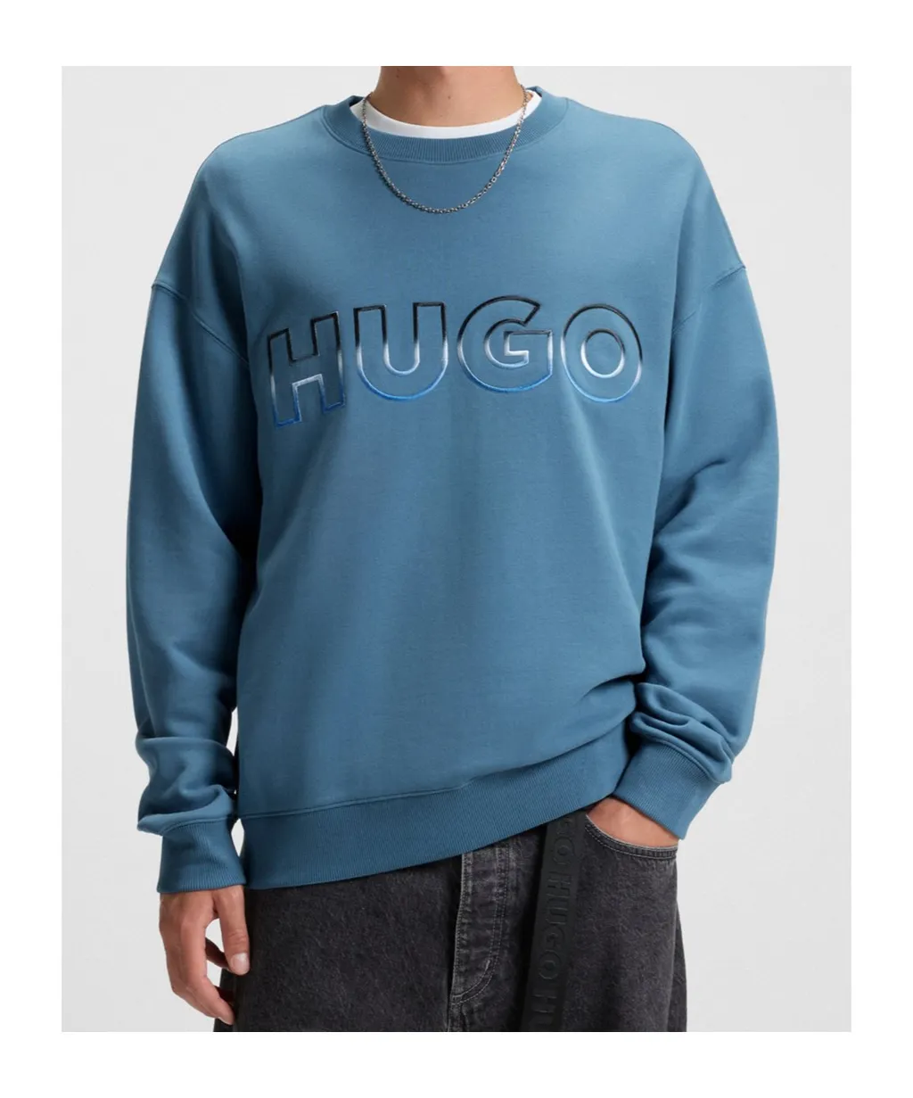Logo-Embroidered Crew-Neck Sweatshirt