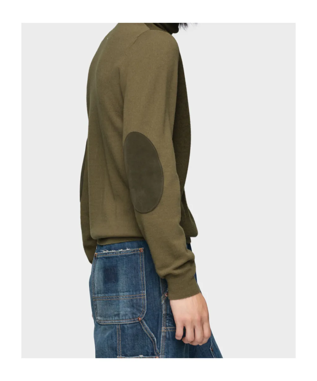 Maison Margiela Two-Toned Turtleneck Knitted Jumper