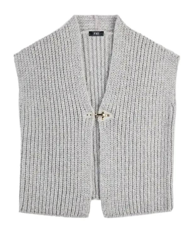 Fay Hook-Closure Mohair Waistcoat