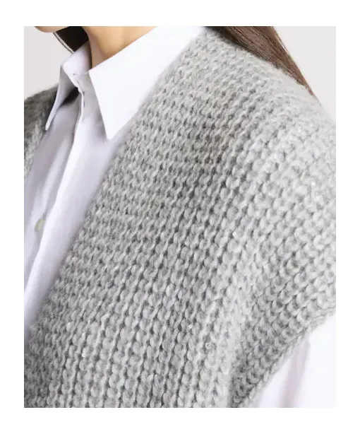 Fay Hook-Closure Mohair Waistcoat