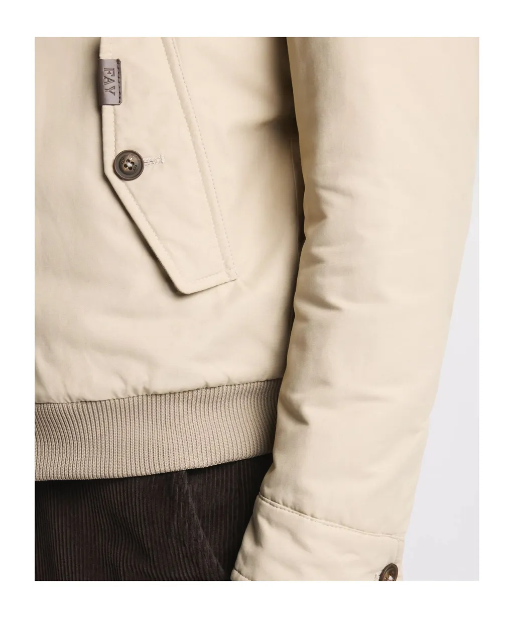 Fay Padded Bomber Jacket