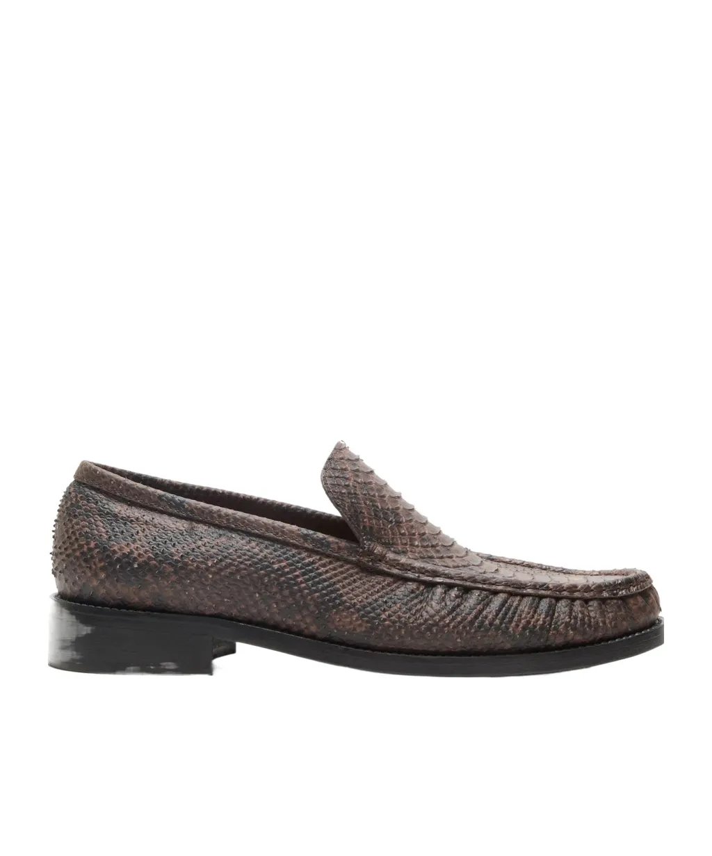 Acne Studios Embossed Almond Toe Loafers