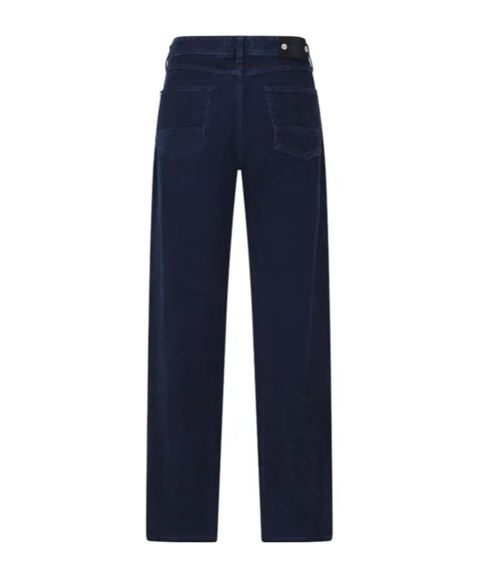 Stone Island Logo Patch Straight-Leg Pants