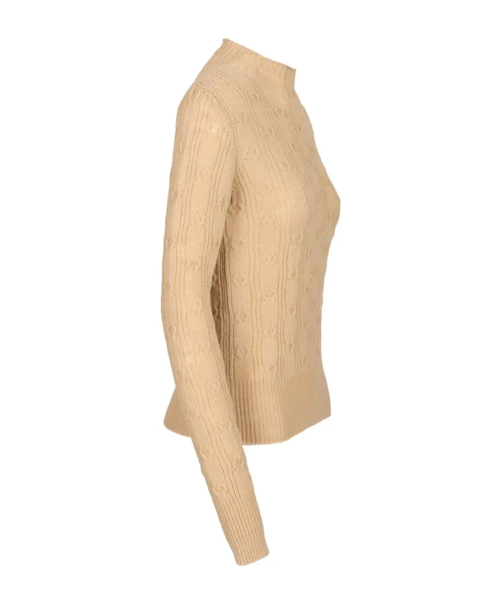 Dries Van Noten Mock Neck Knitted Jumper