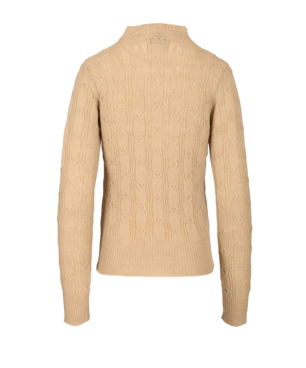 Dries Van Noten Mock Neck Knitted Jumper