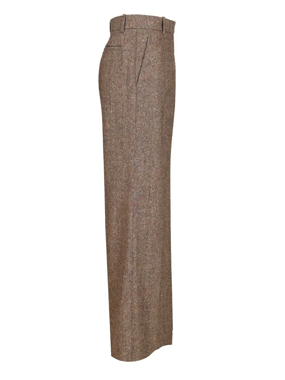 Valentino Pleat Detailed Flared Pants