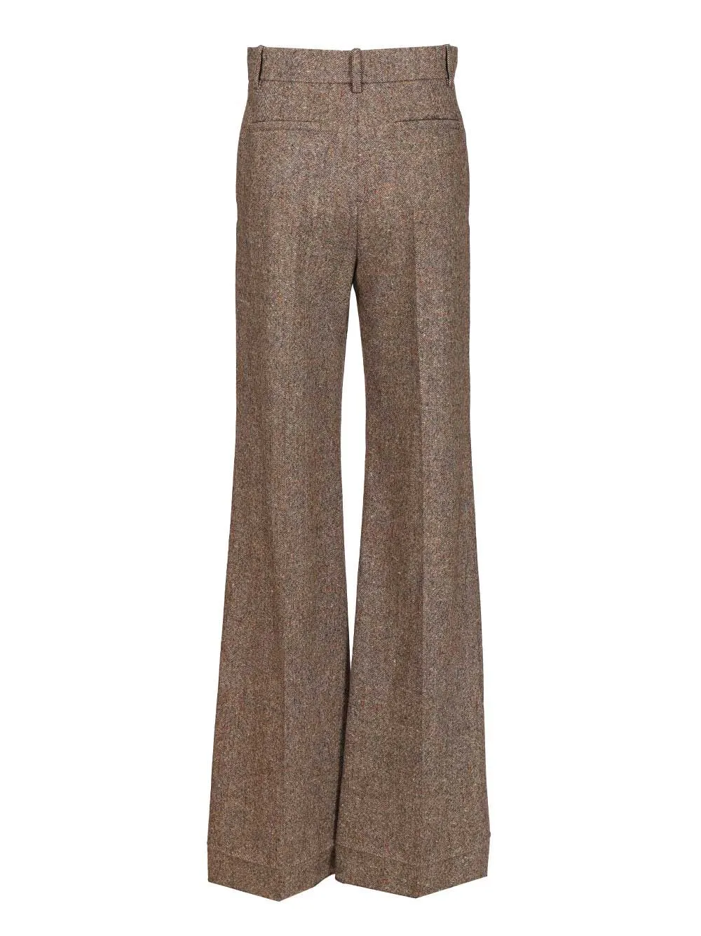 Valentino Pleat Detailed Flared Pants