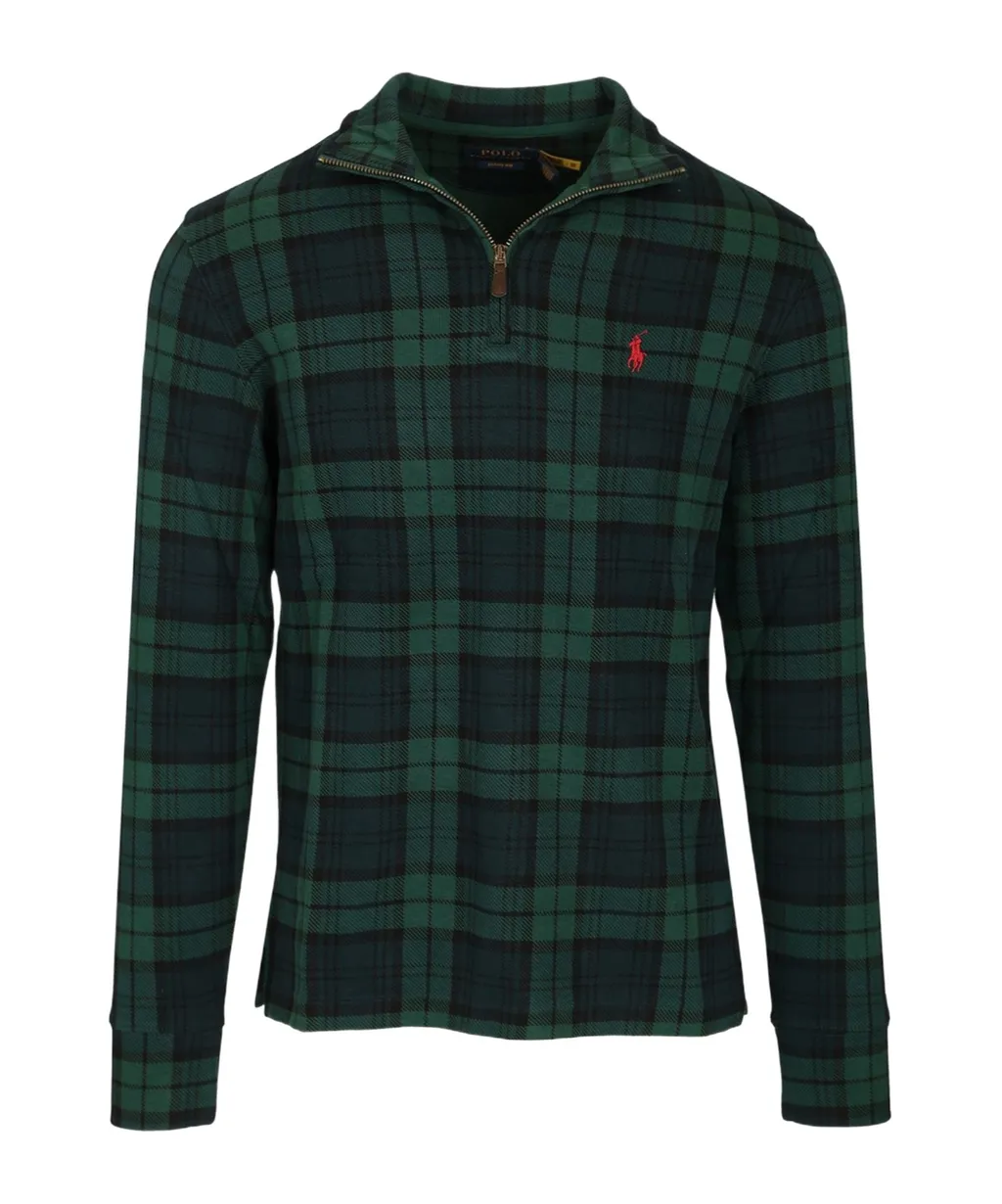 Polo Ralph Lauren Checked Half-Zip Sweater