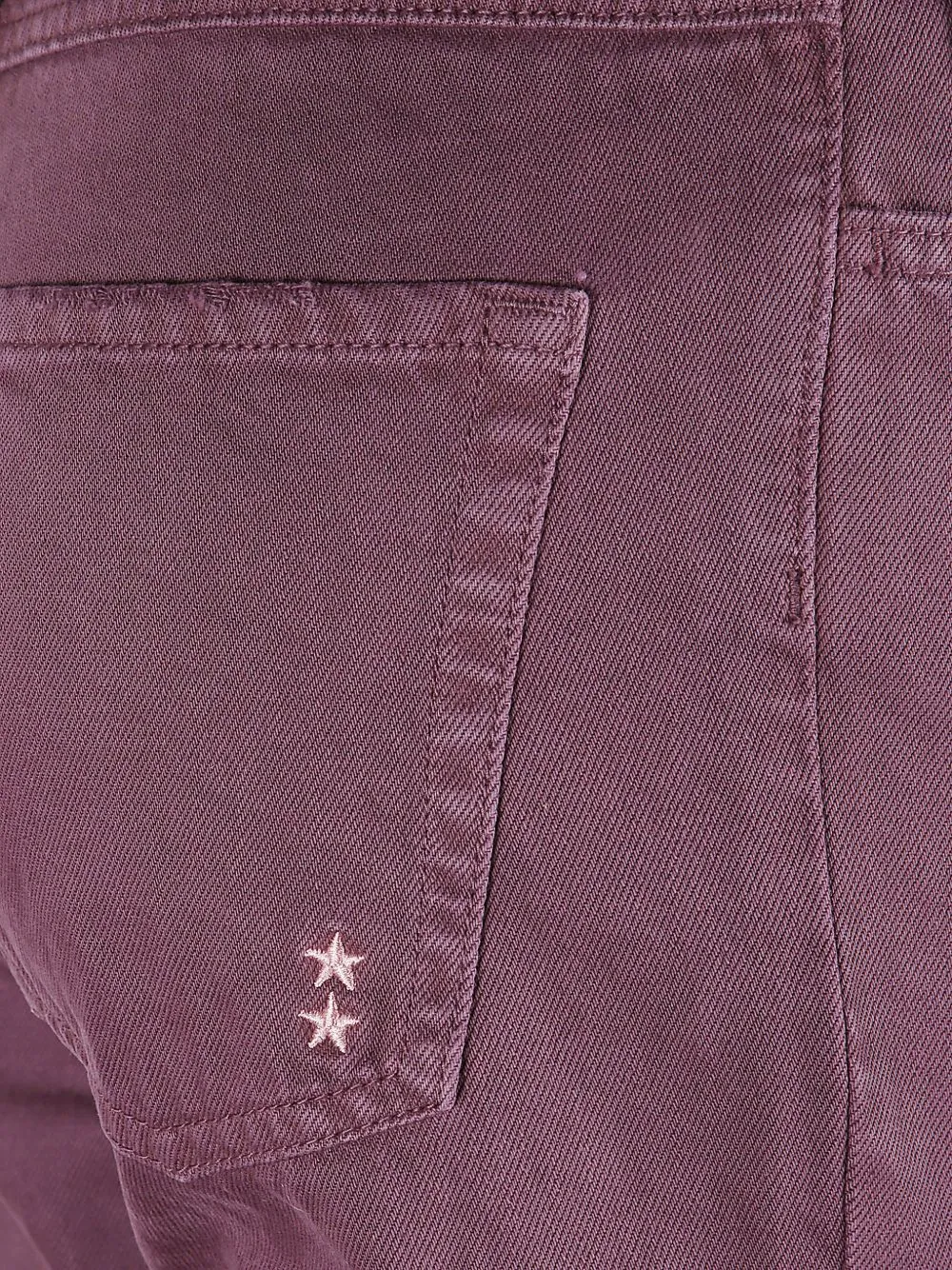 Star-Detail Straight-Leg Jeans