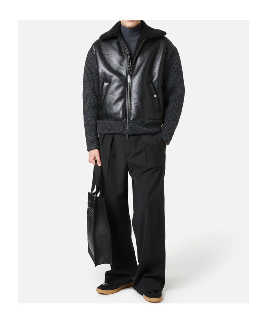 Leather-Like Zipper Casual Jacket