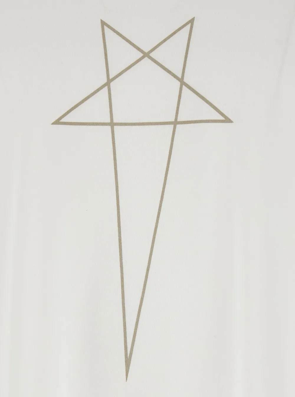 Rick Owens Drkshdw Star Printed Long Sleeved T-Shirt