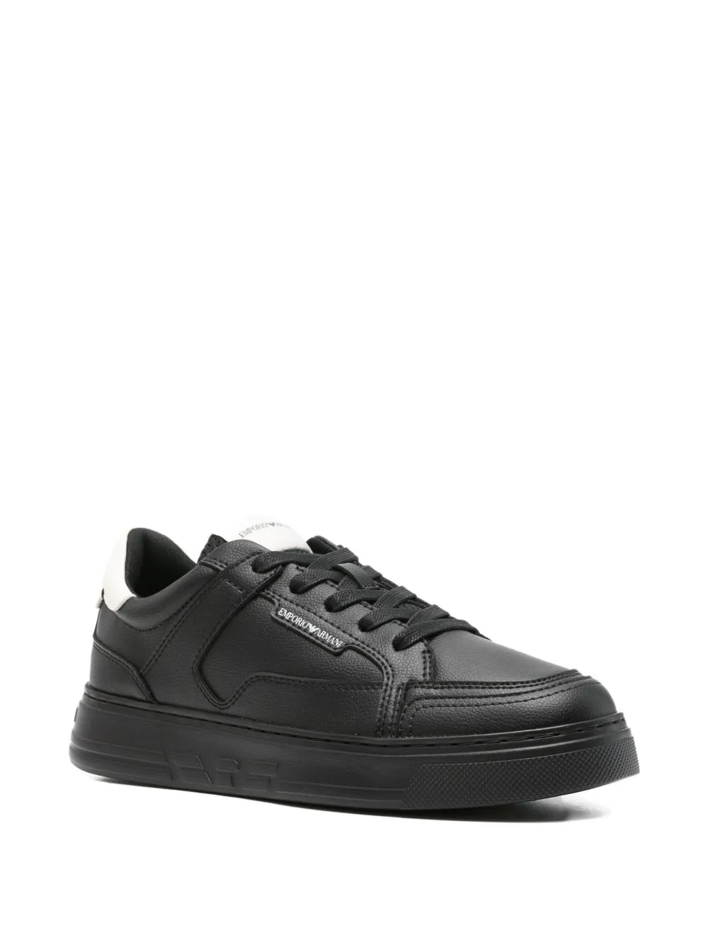 Emporio Armani Logo Printed Low-Top Sneakers