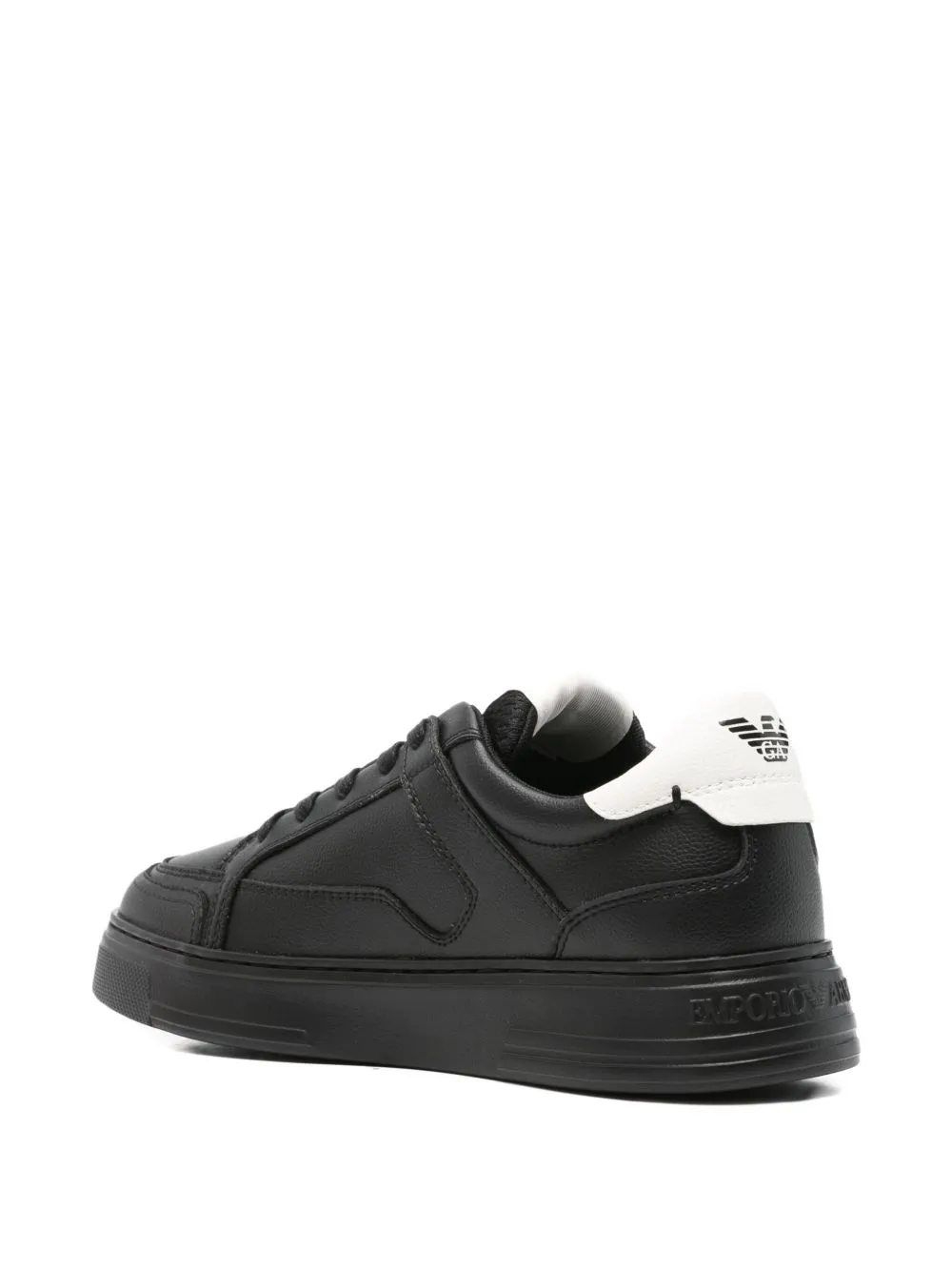 Emporio Armani Logo Printed Low-Top Sneakers