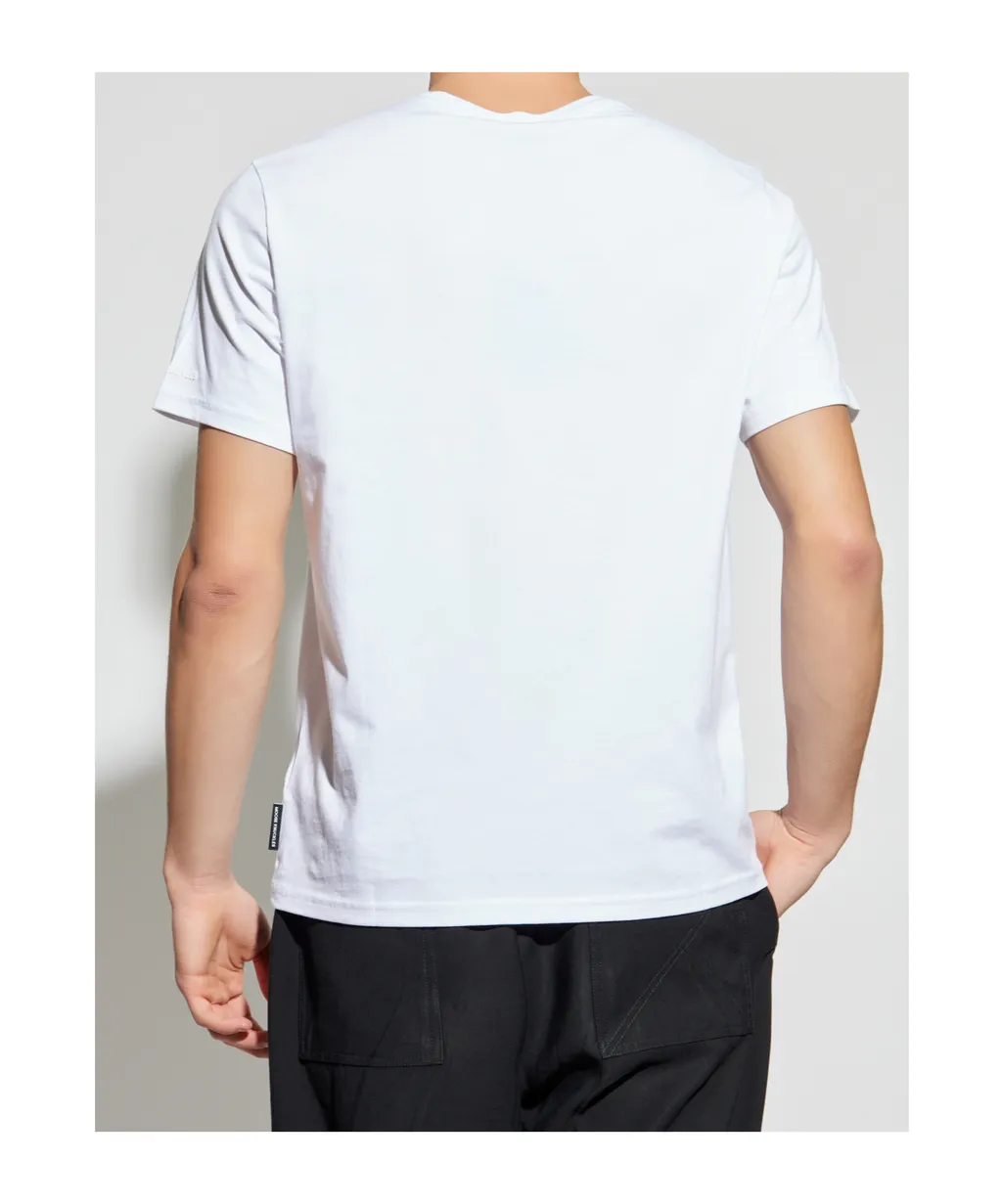 Leaf-Print Logo T-Shirt