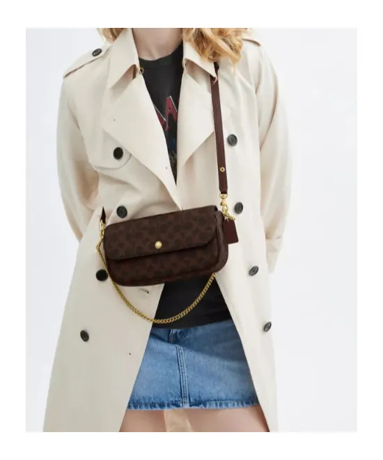 Brook Flap Chain Bag In Signature Canvas