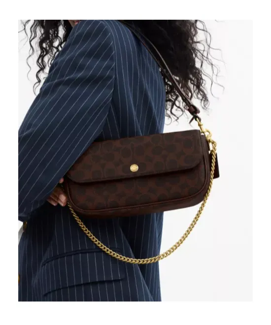 Brook Flap Chain Bag In Signature Canvas