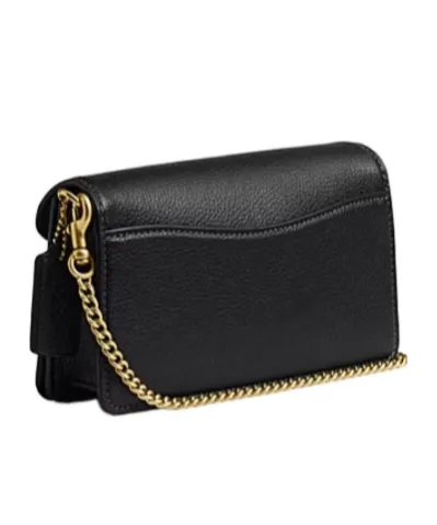 Coach Logo Plaque Chain Crossbody Bag