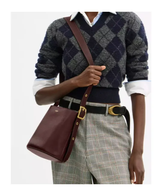Bleecker Strap Calf Leather Tote Bag