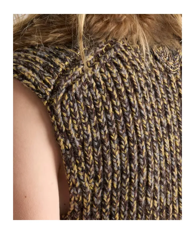 Shetland Wool And Cashmere V-Neck Dress