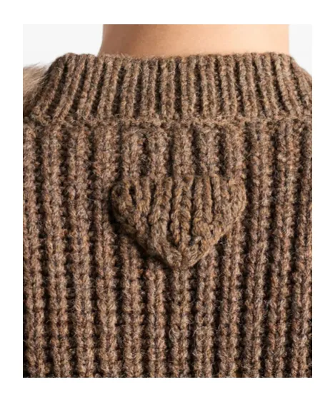 Wool And Shearling Cardigan