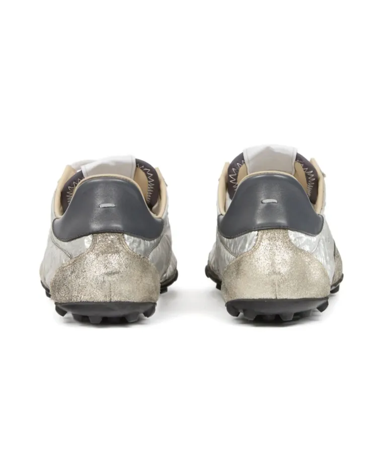 Maison Margiela Metallic Panelled Low-Top Sneakers