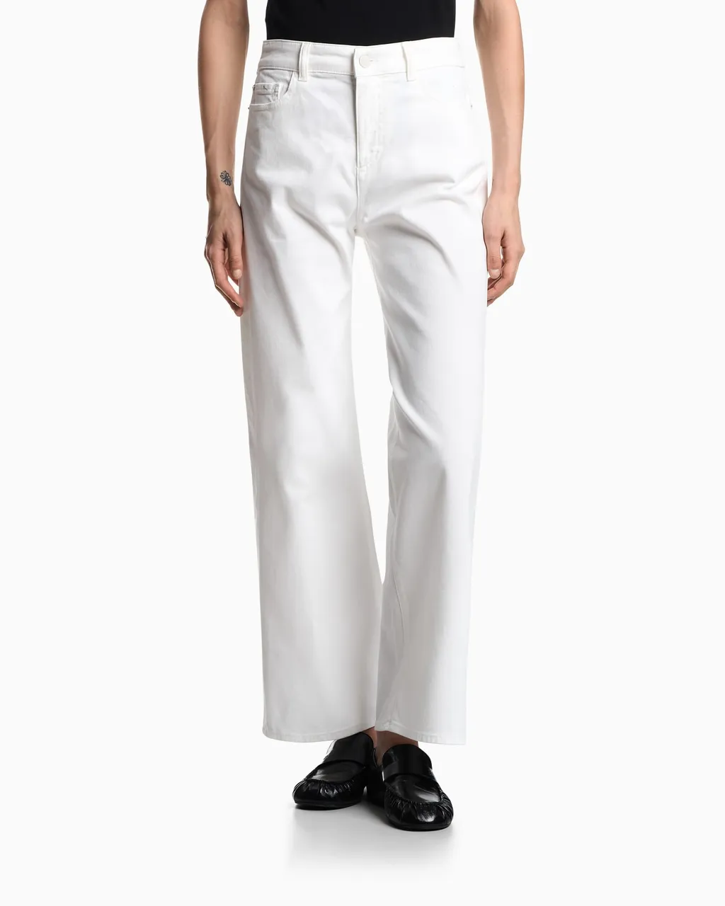 Belt Loop Denim Trousers