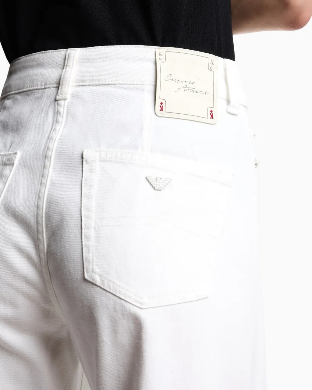 Belt Loop Denim Trousers