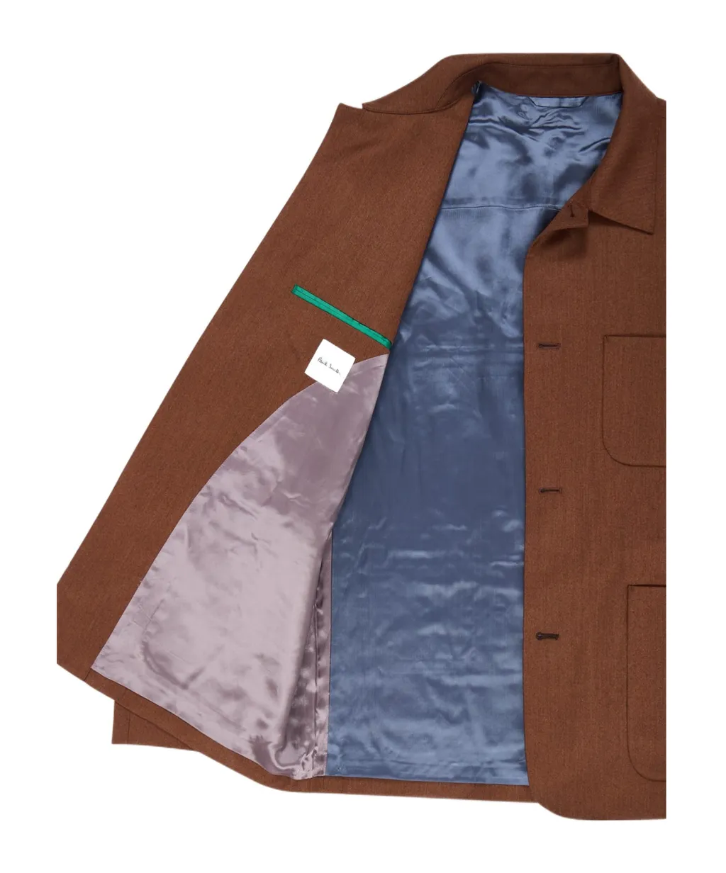 Paul Smith Overdyed Flannel Work Jacket