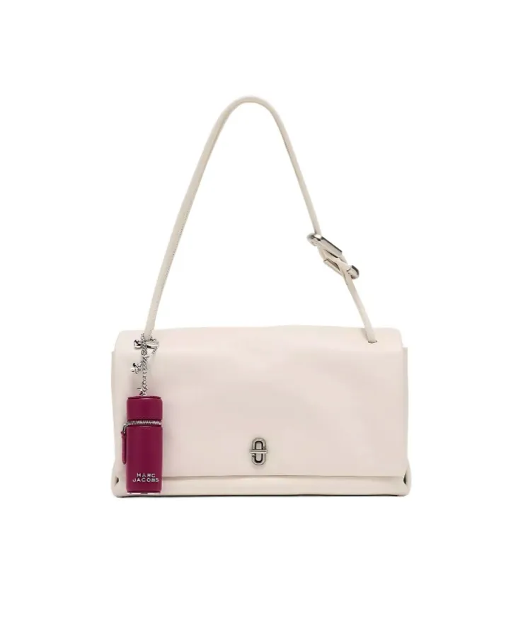 Marc Jacobs The Lipstick Logo Lettering Zipped Bag Charm