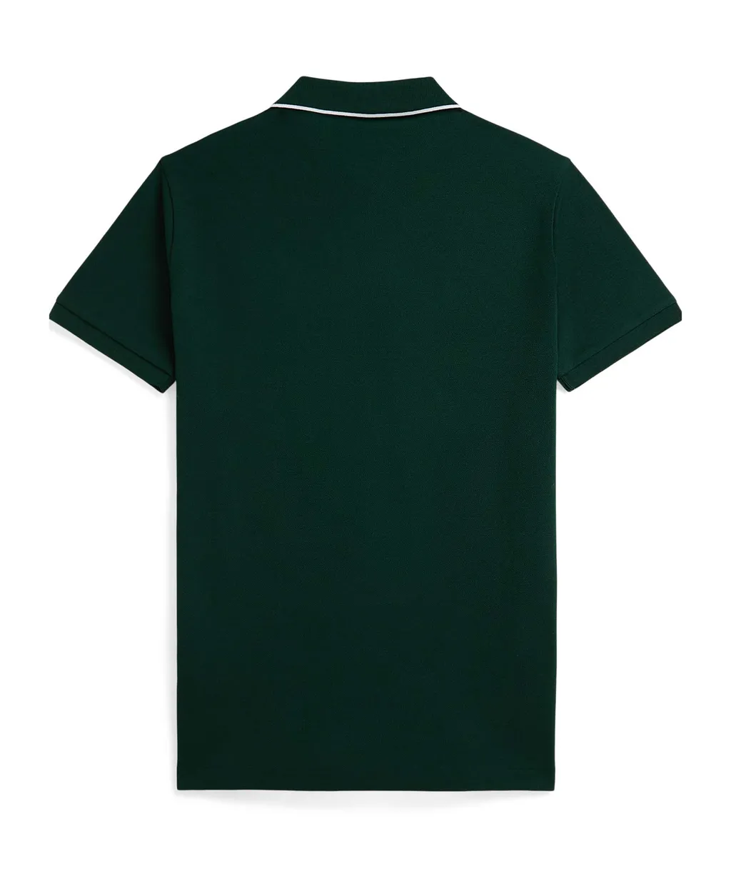 Embroidered-Detail Polo Shirt