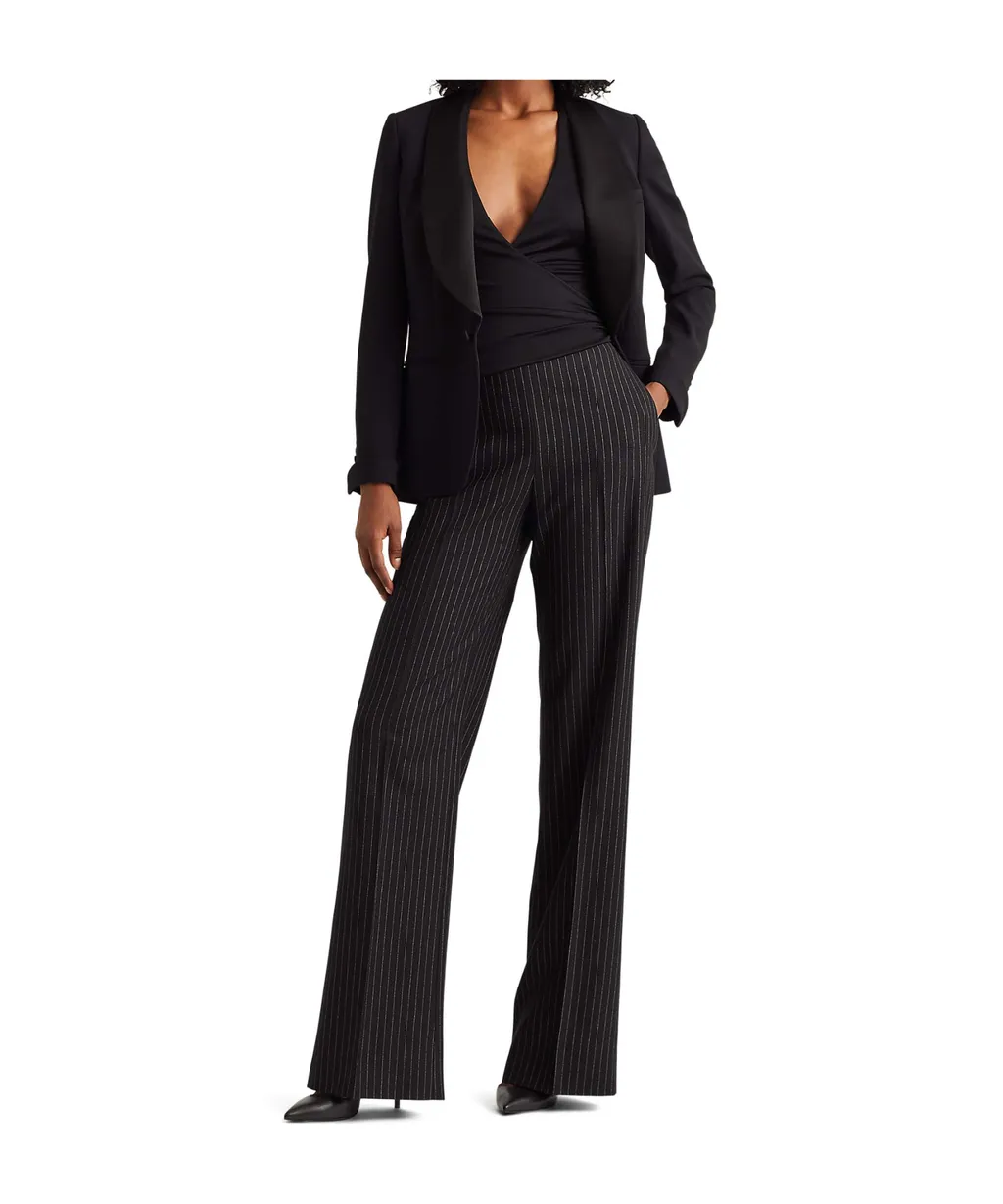 Shawl-Lapel Wool Blazer