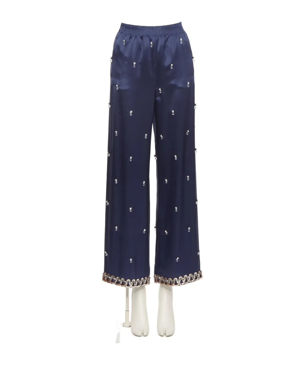 Elastic Waist Casual Pants