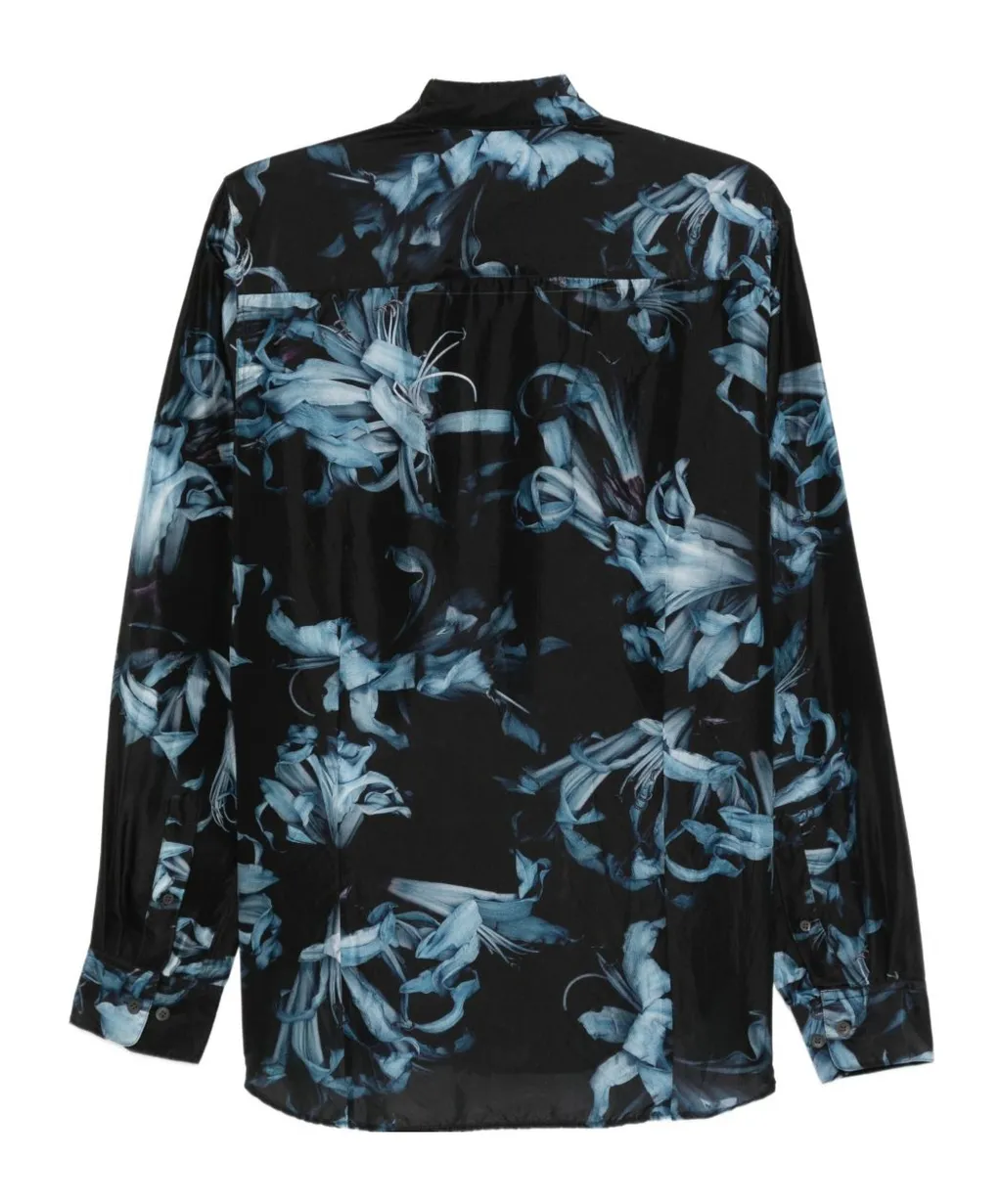 Dries Van Noten Floral Printed Buttoned Shirt