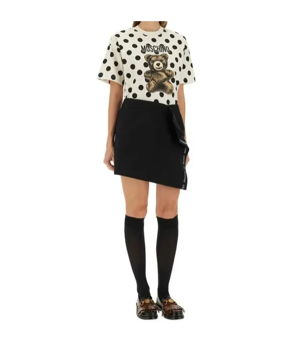 Moschino Logo Printed Skirt