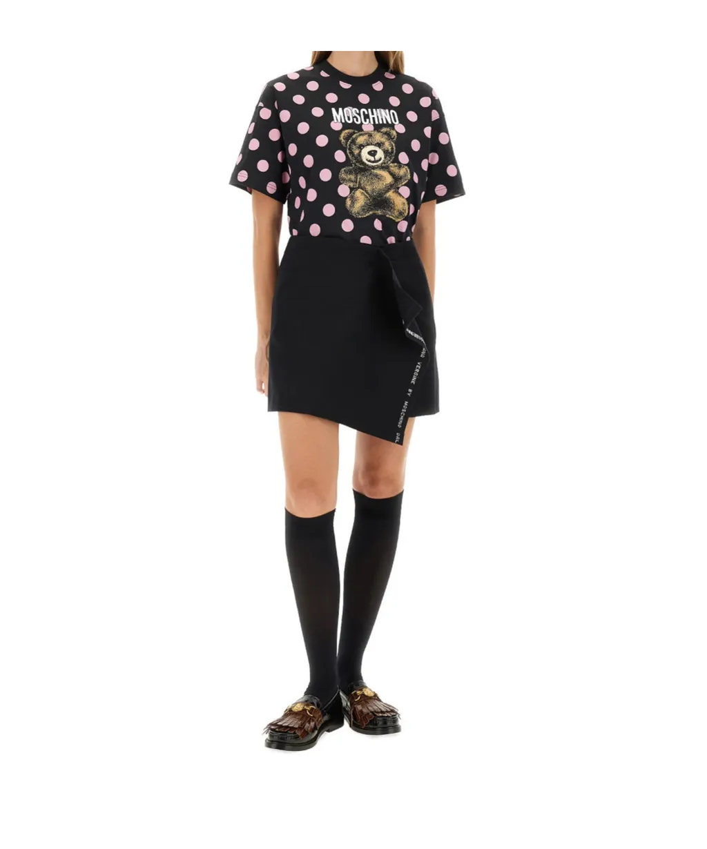 Moschino Teddy Bear Printed Jersey T-Shirt