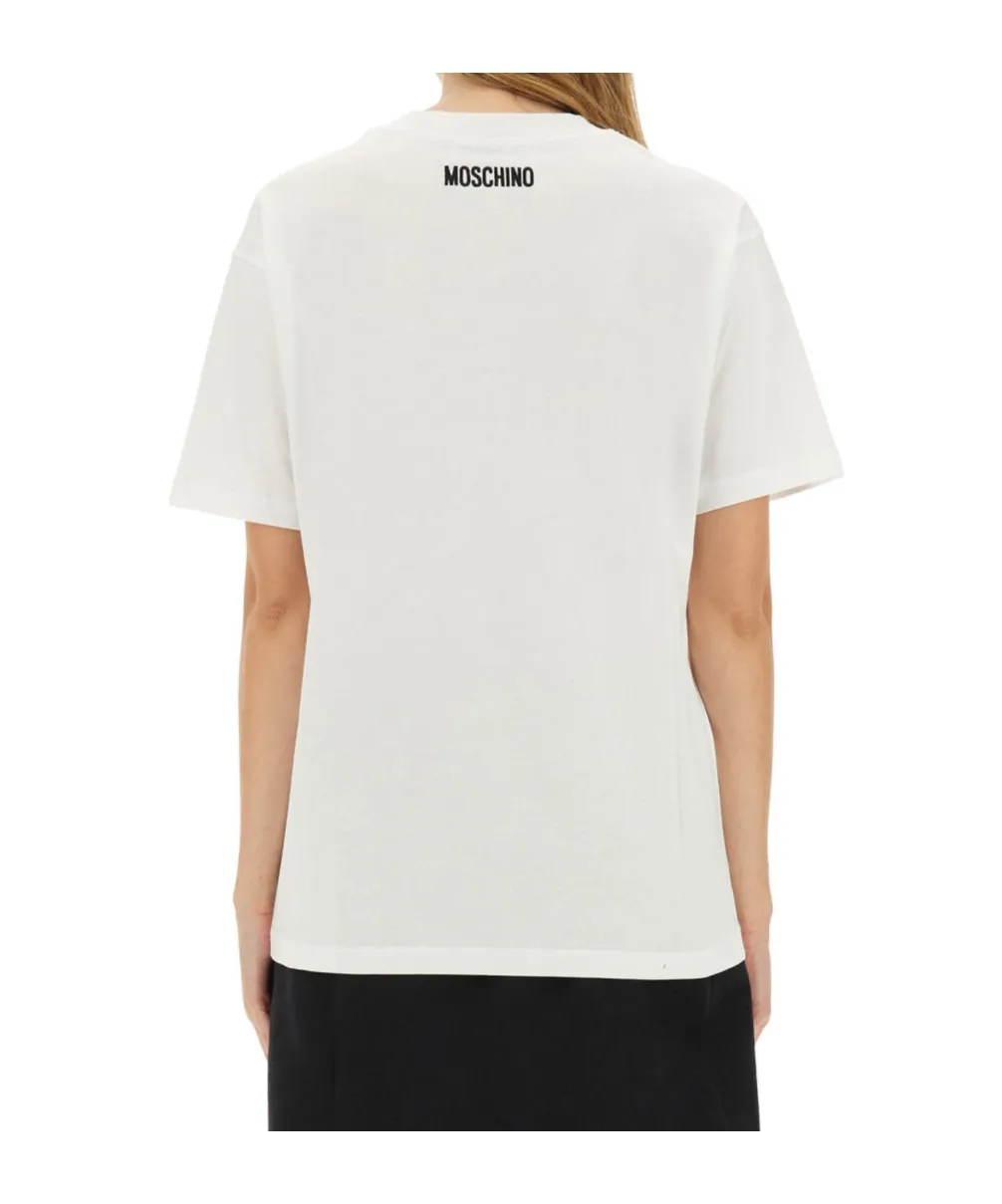 Moschino Smile Printed Crewneck T-Shirt