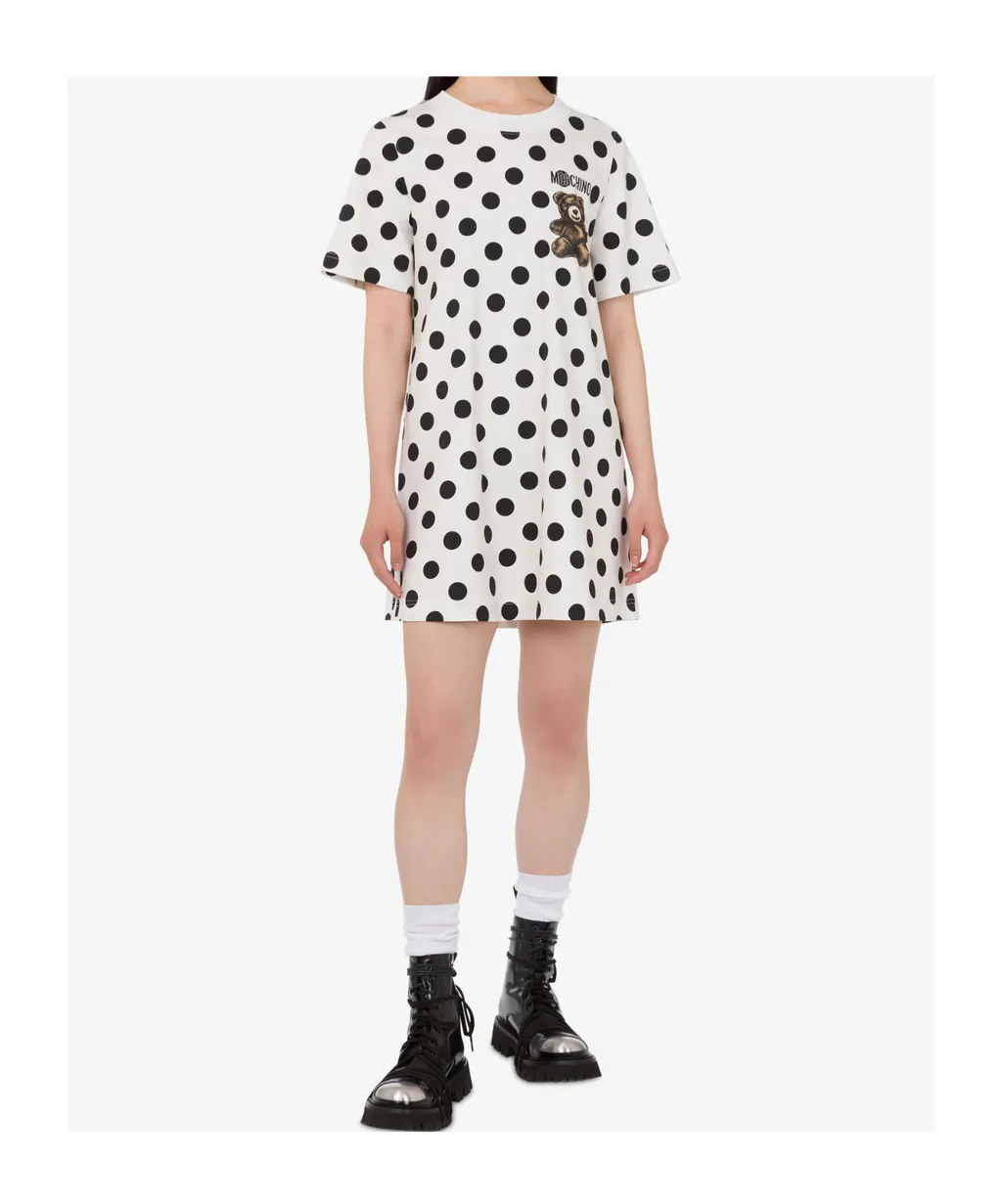 Moschino Teddy Bear Printed Dress