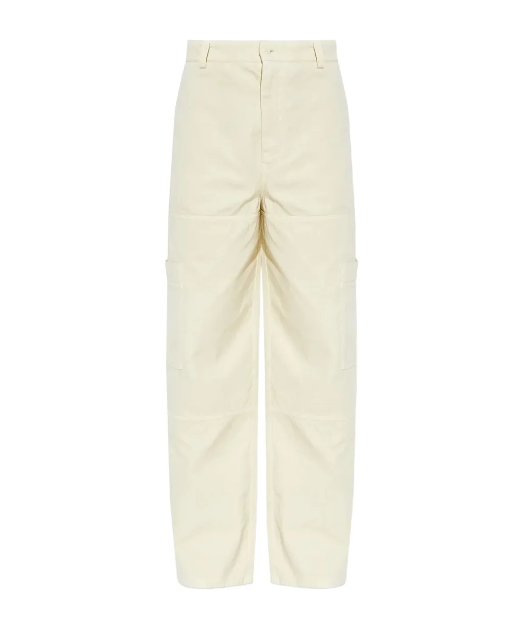 Off-White Straight Leg Cargo Pants