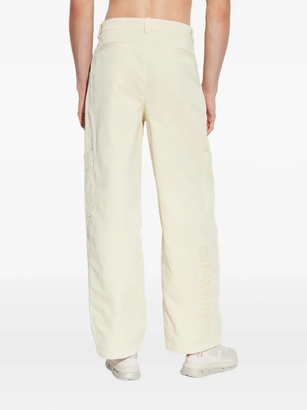 Off-White Straight Leg Cargo Pants