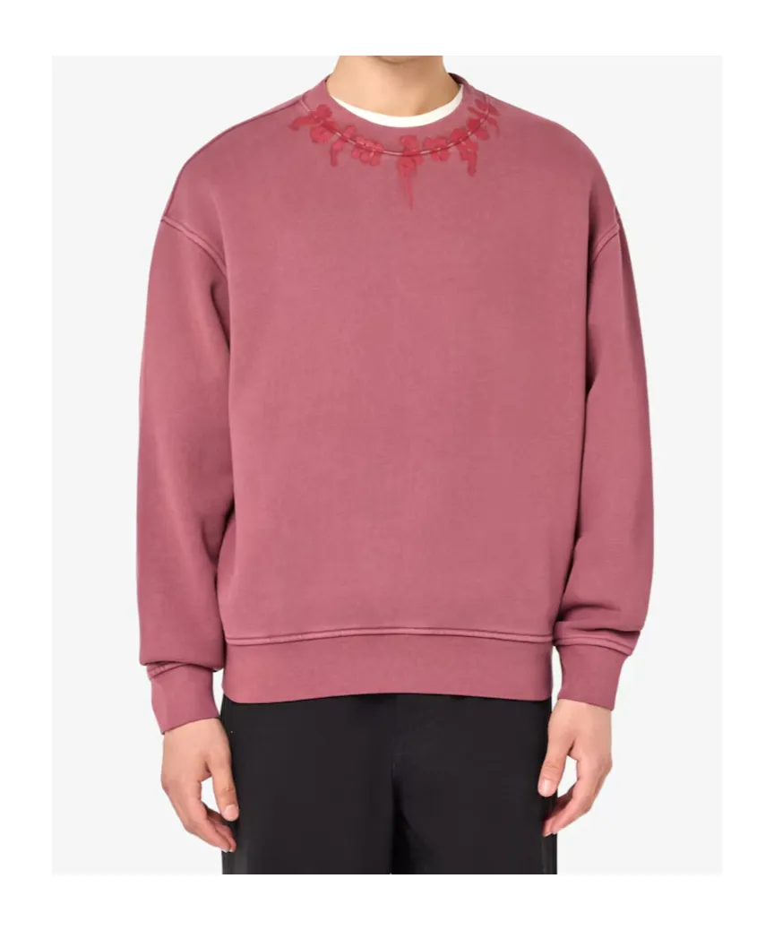 Palm Angels Logo Printed Crewneck Sweatshirt